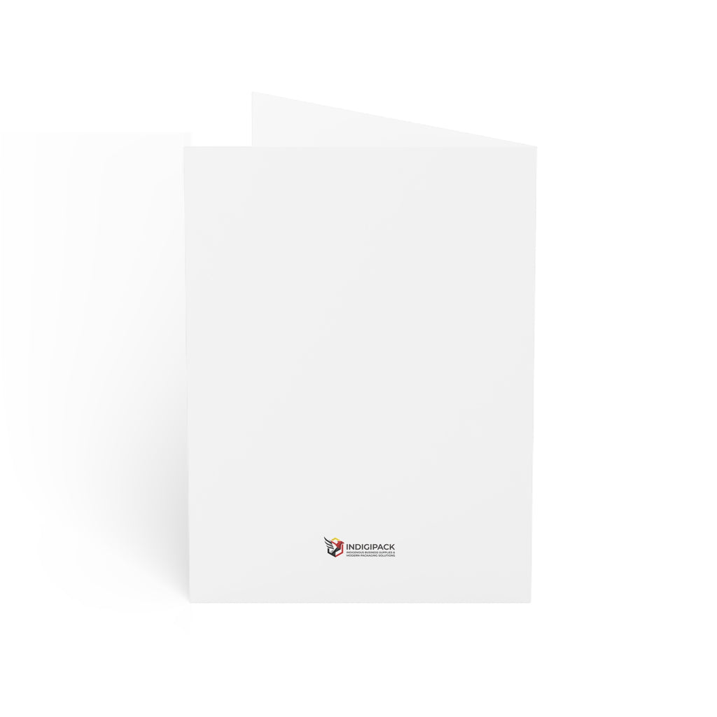 Thank You Greeting Card — 'MIIGWETCH' Floral Indigenous Appreciation Card
