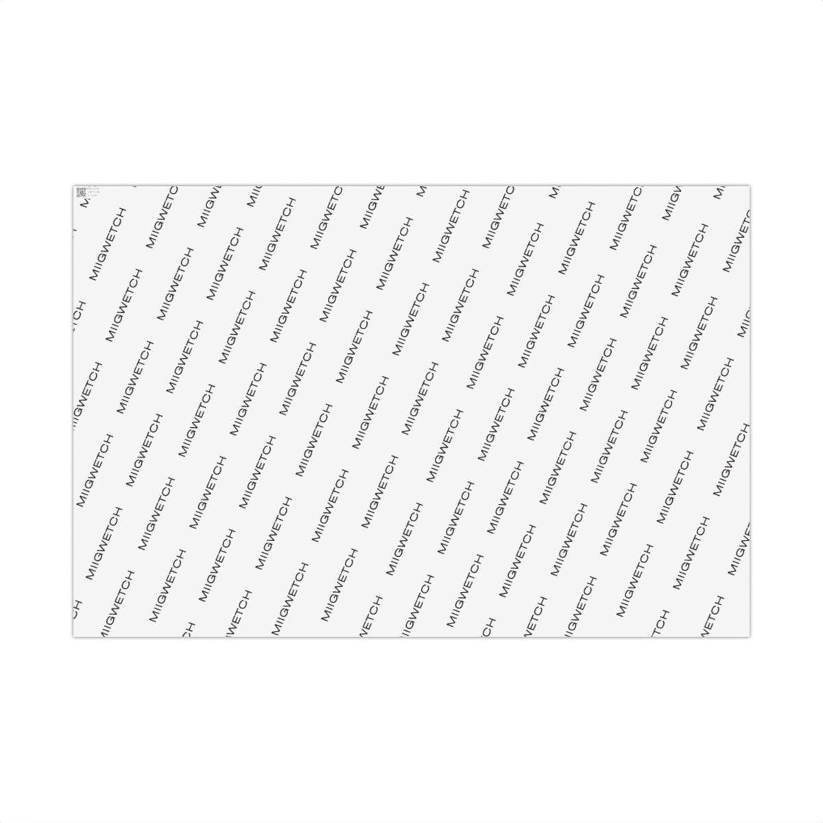 Custom "Miigwetch" Gift Wrap Paper — Personalized Branded Wrapping Sheets for Businesses & Events