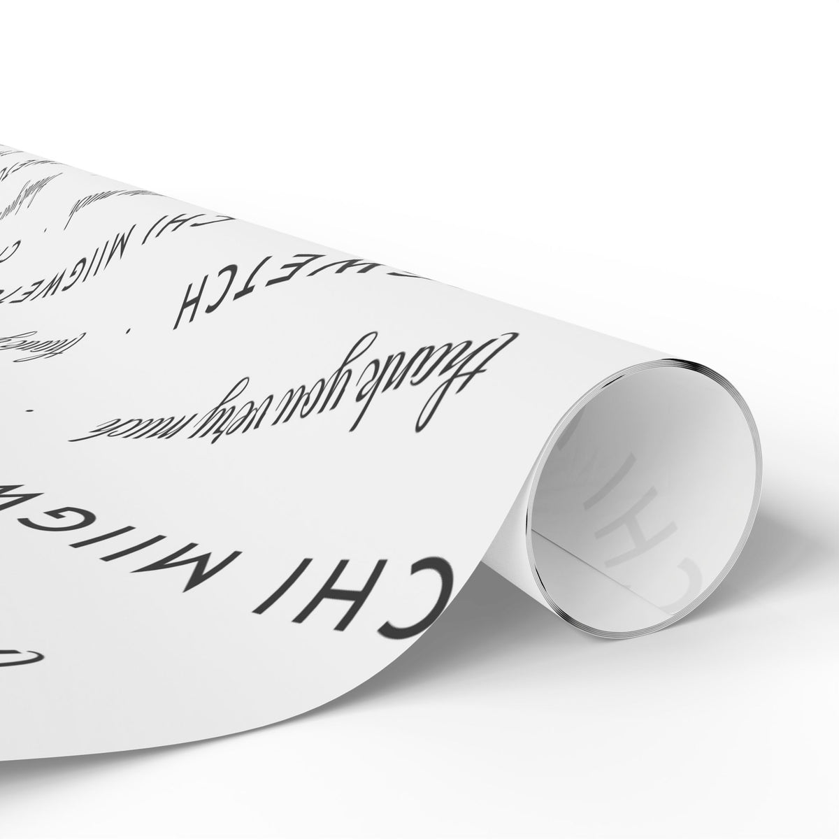 Chi Miigwetch Wrapping Paper – Minimalist Ojibwe Thank You Gift Wrap